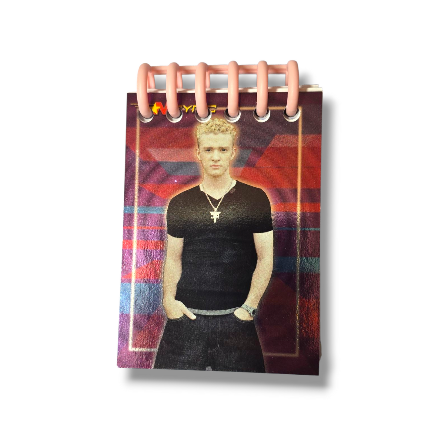 *NSYNC UPCYCLED MINI NOTEBOOK