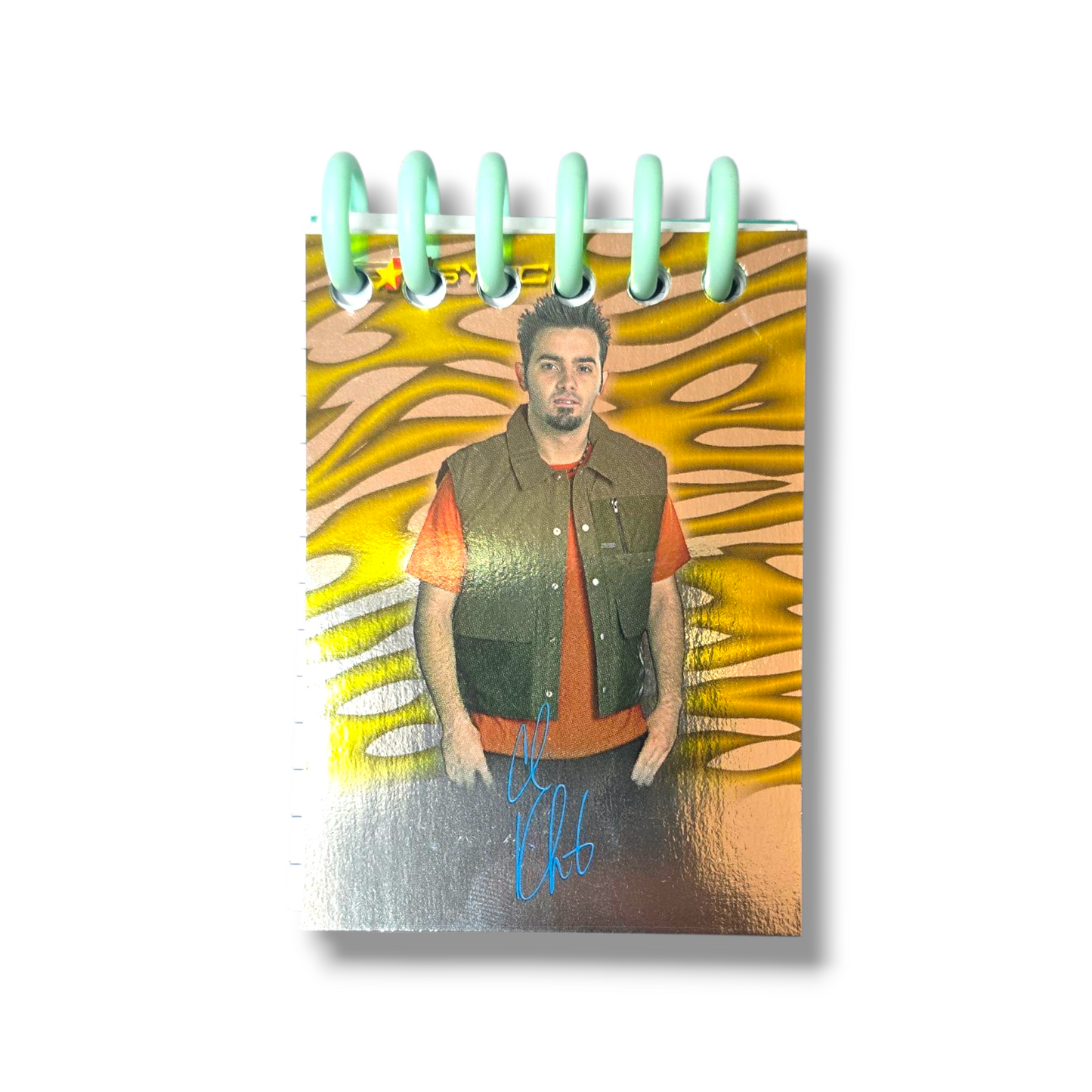 *NSYNC UPCYCLED MINI NOTEBOOK