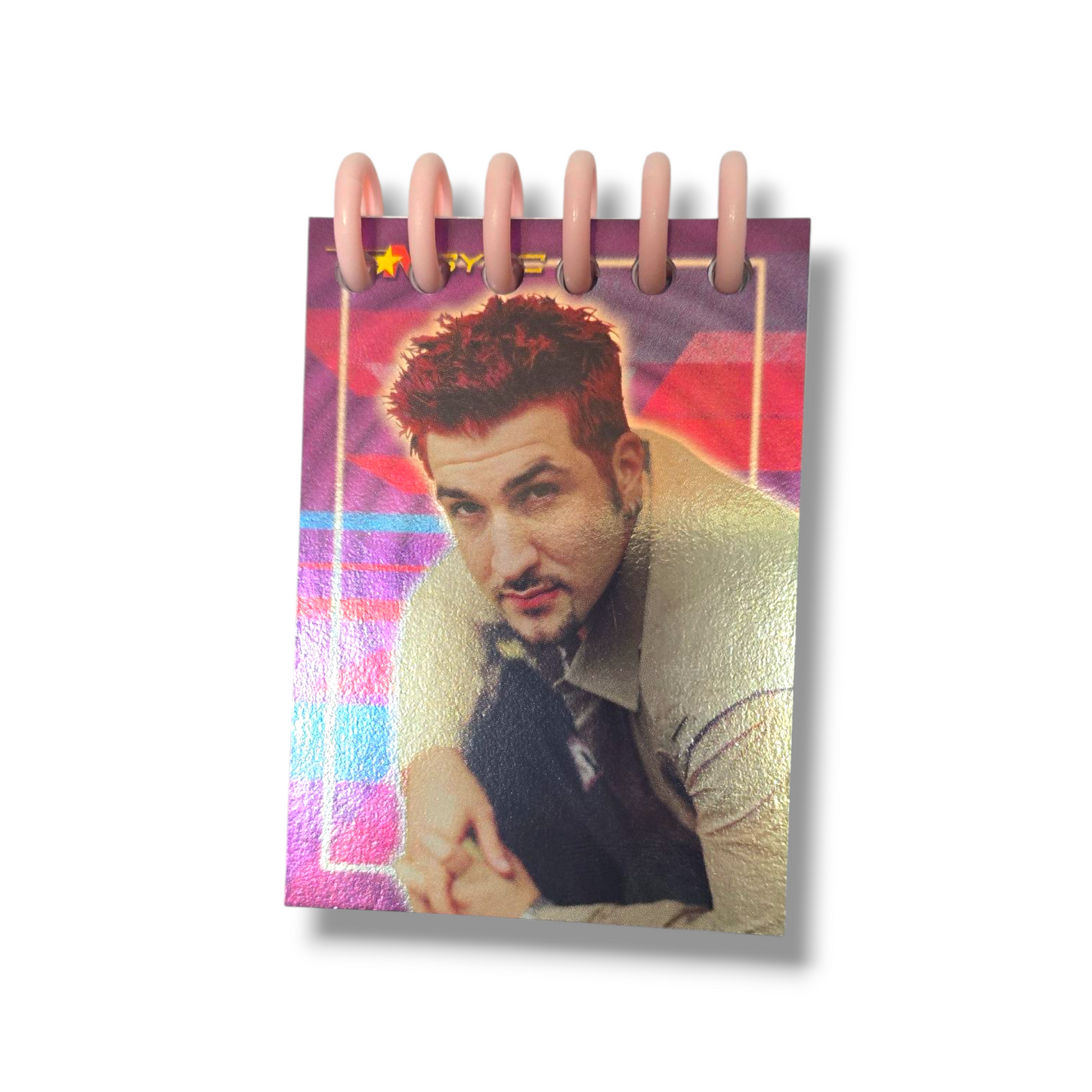 *NSYNC UPCYCLED MINI NOTEBOOK