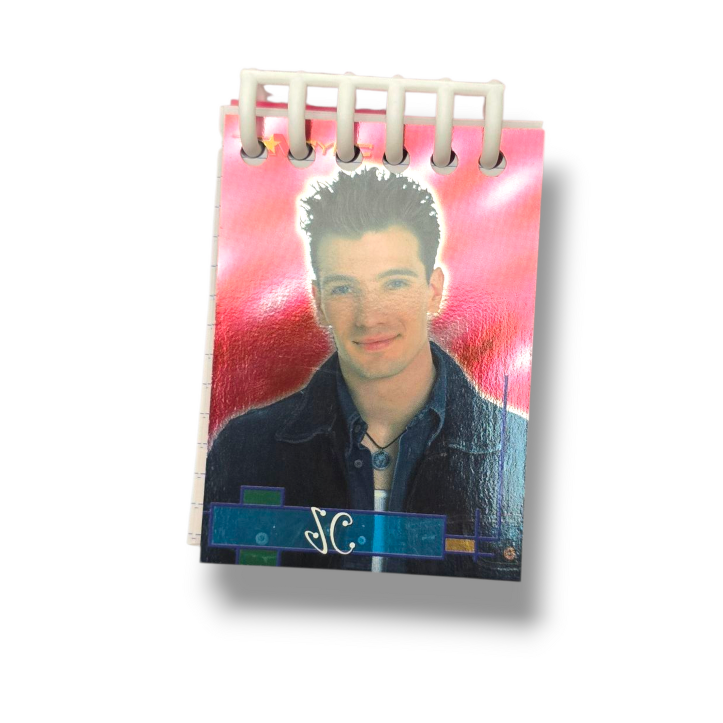 *NSYNC UPCYCLED MINI NOTEBOOK