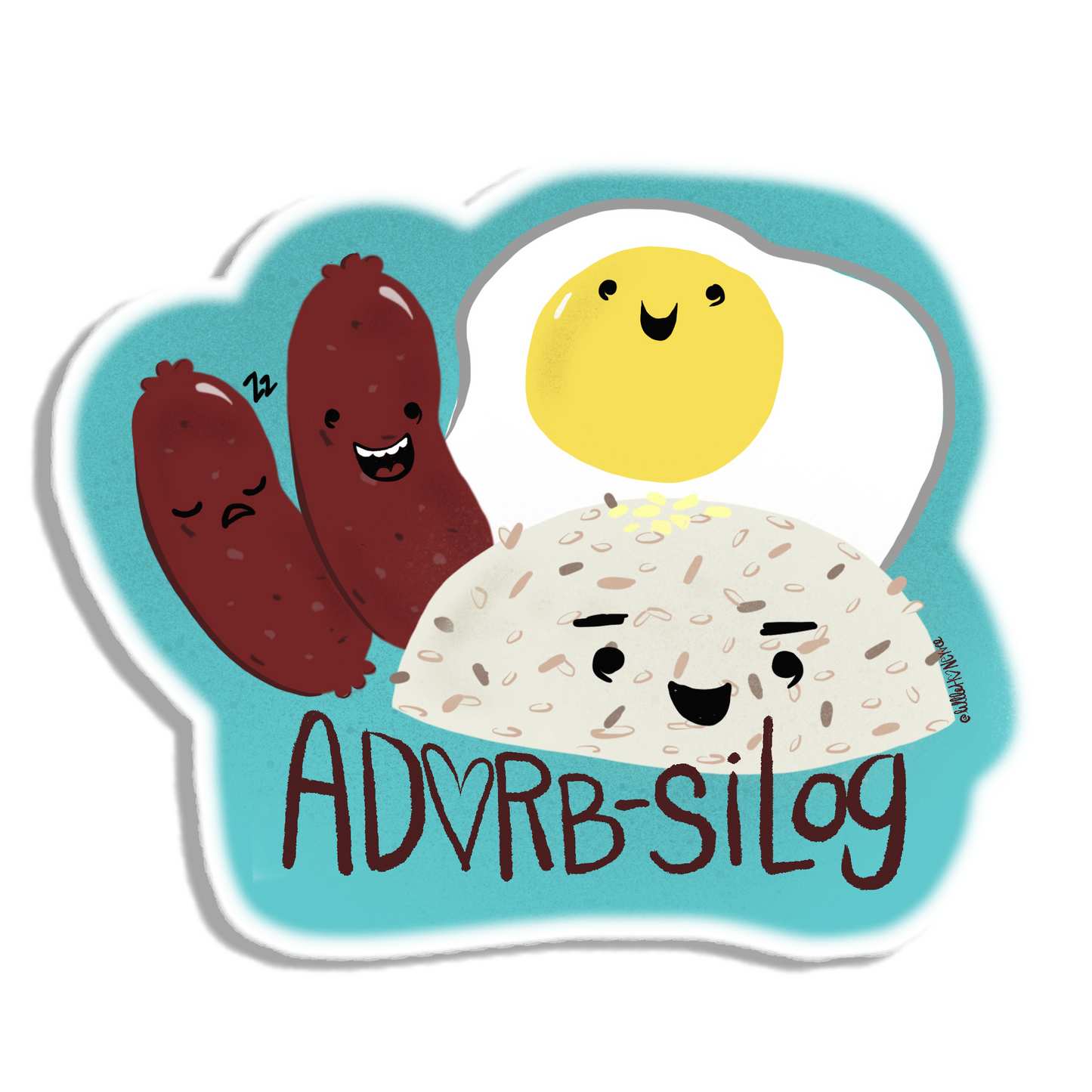 Adorb Silog sticker