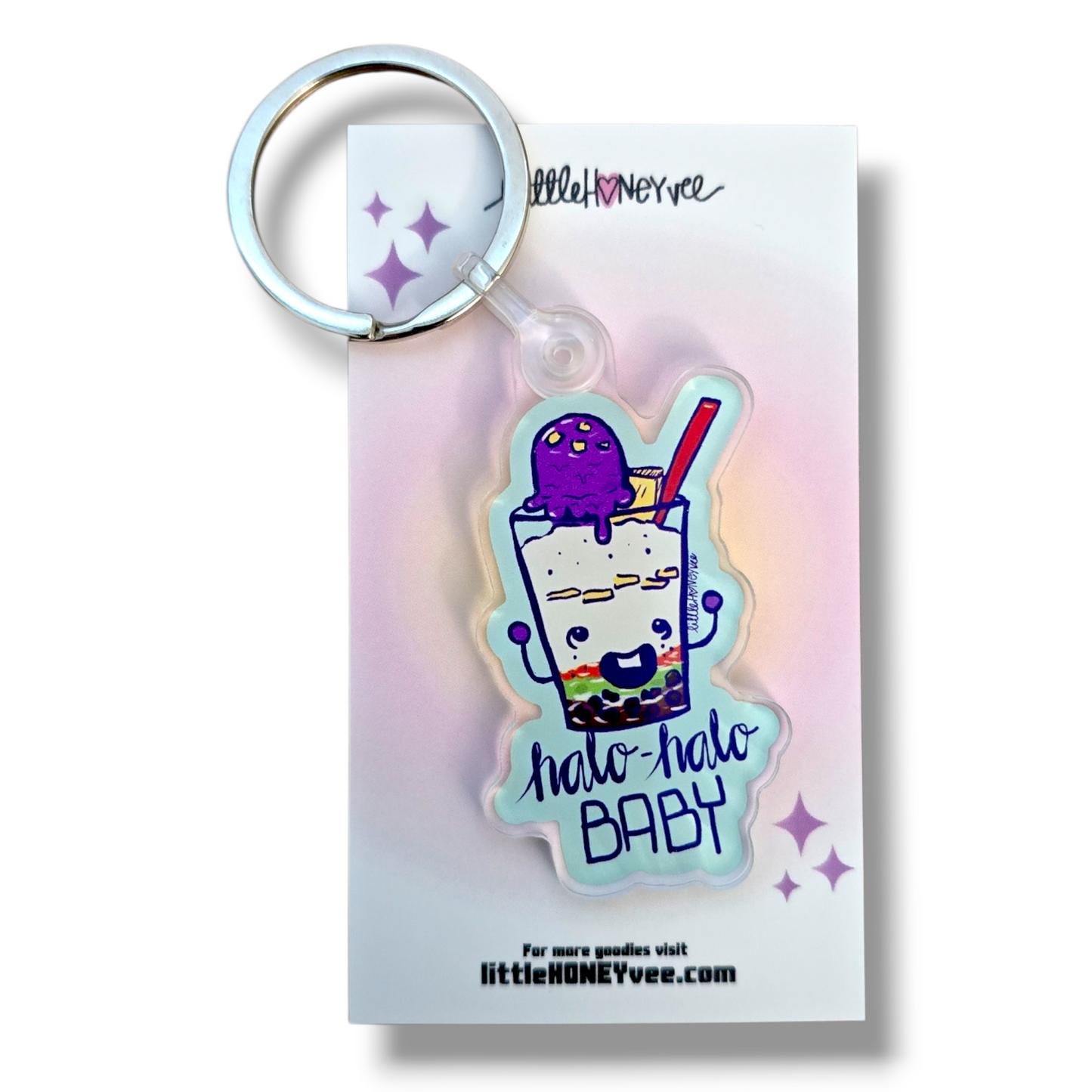 Halo Halo Baby Keychain