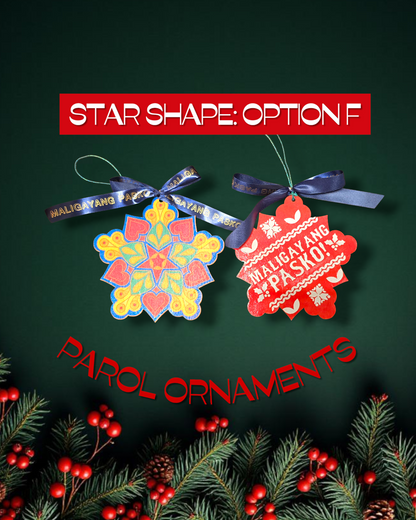 PAROL STAR SHAPE ORNAMENTS