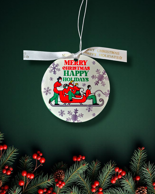 MCHH SLAY PRINTED WOODEN ORNAMENTS