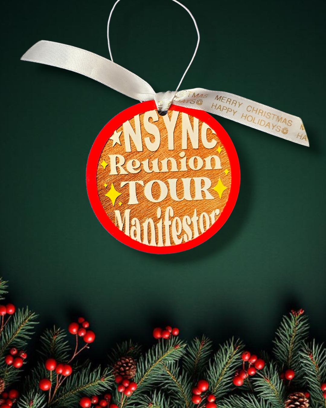 *NSYNC REUNION MANIFESTOR ORNAMENT