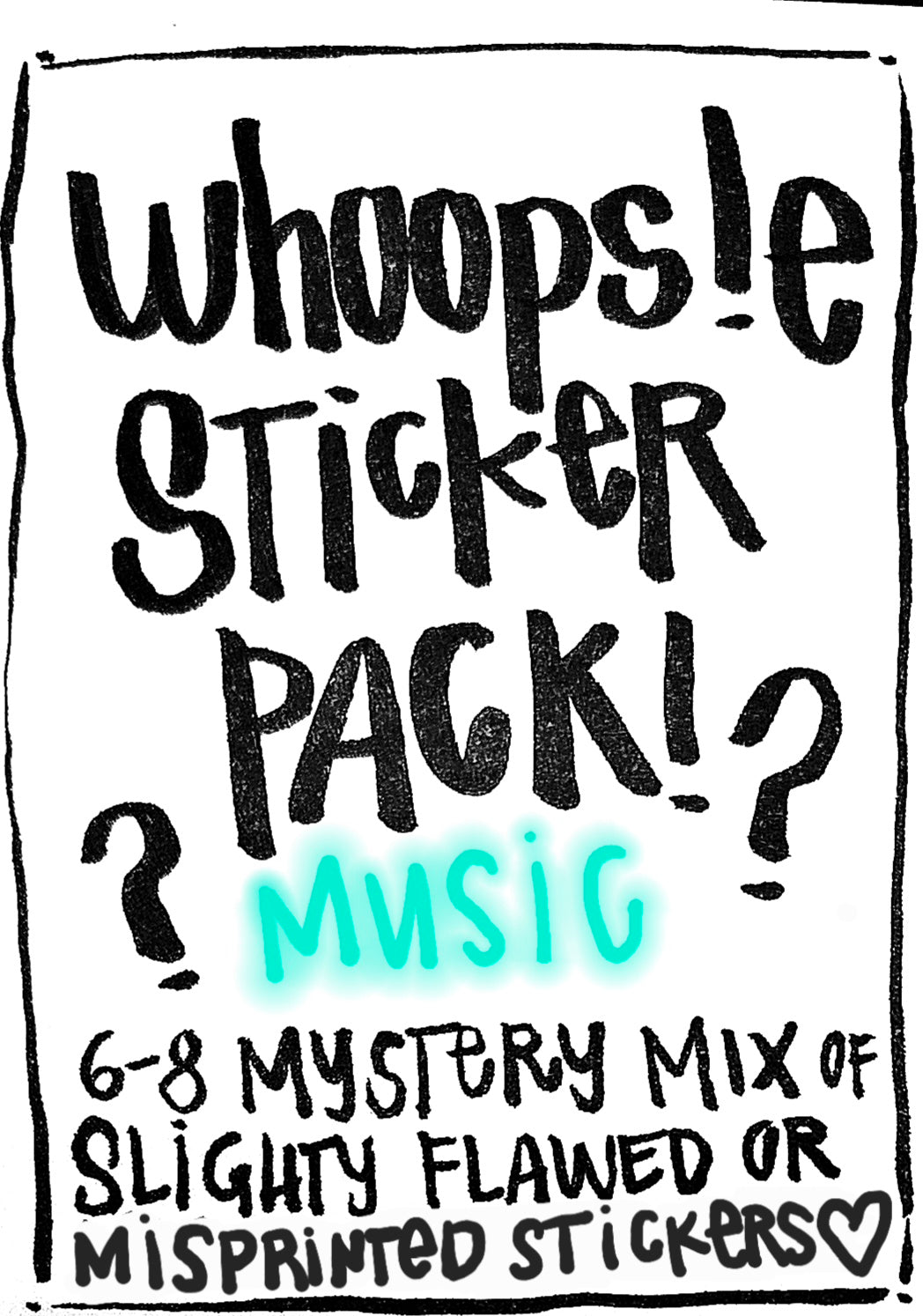 Whoops!e Mystery Sticker Pack!