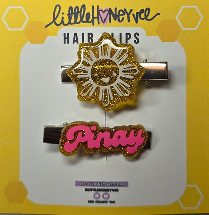 FILIPINO SUNNY & PINAY ALLIGATOR HAIR CLIPS