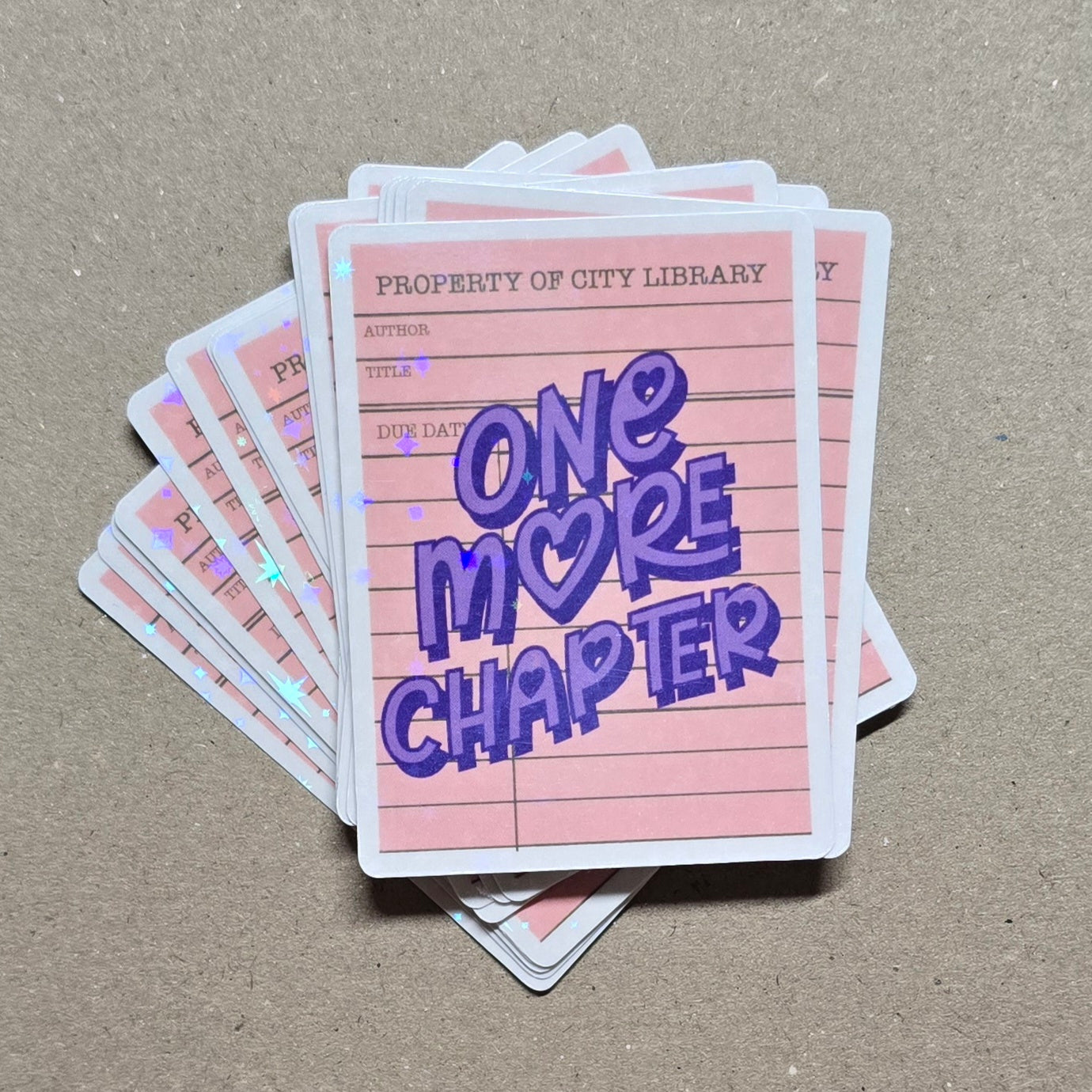 ONE MORE CHAPTER LIBRARY Stickers