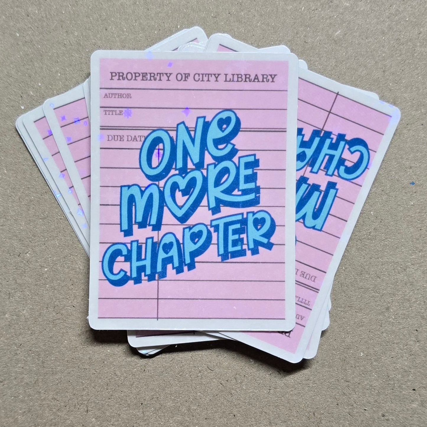 ONE MORE CHAPTER LIBRARY Stickers