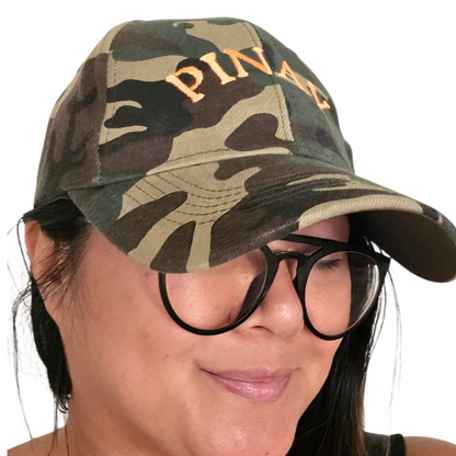 EMBROIDERED PINAY CAMO HAT