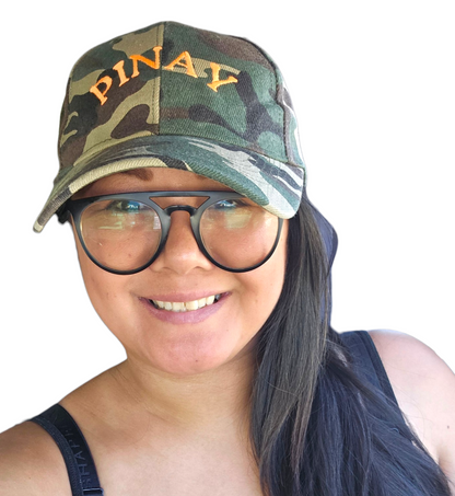 EMBROIDERED PINAY CAMO HAT