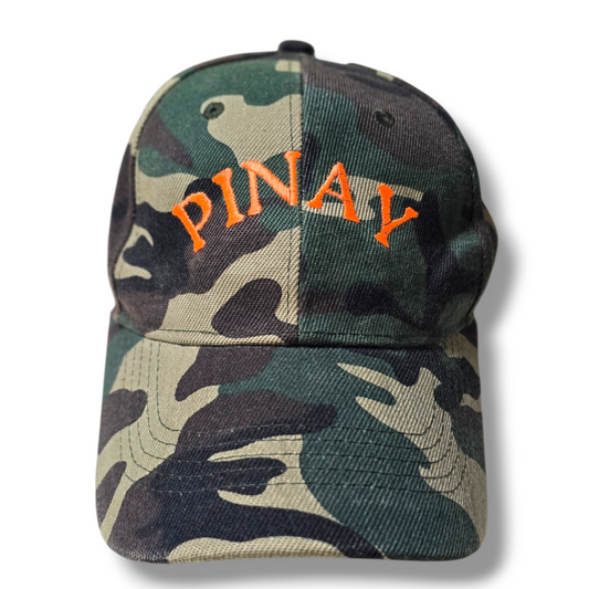 EMBROIDERED PINAY CAMO HAT