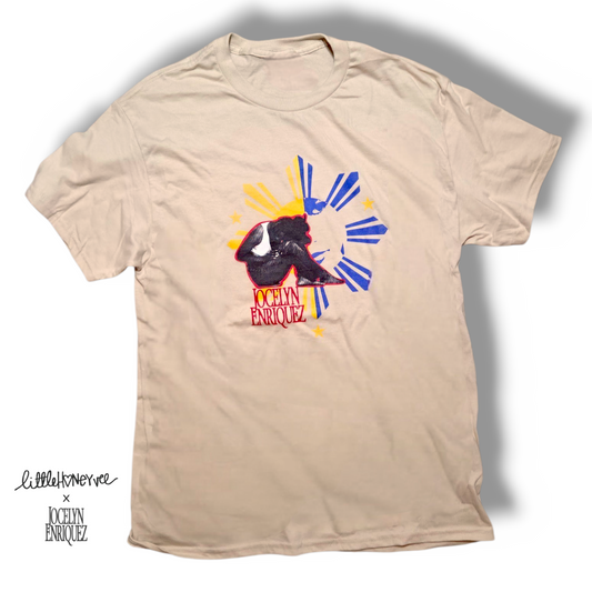 JE x LHV FIL-AM HISTORY MONTH ADULT TEE BEIGE