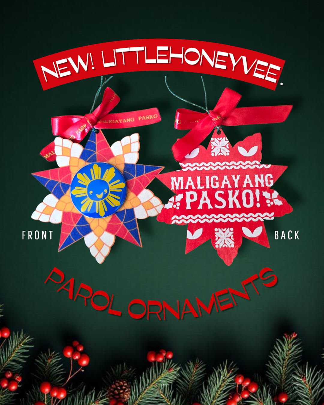 PAROL STAR SHAPE ORNAMENTS