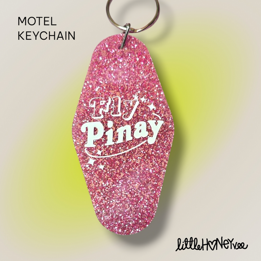 FLY PINAY MOTEL KEYCHAIN