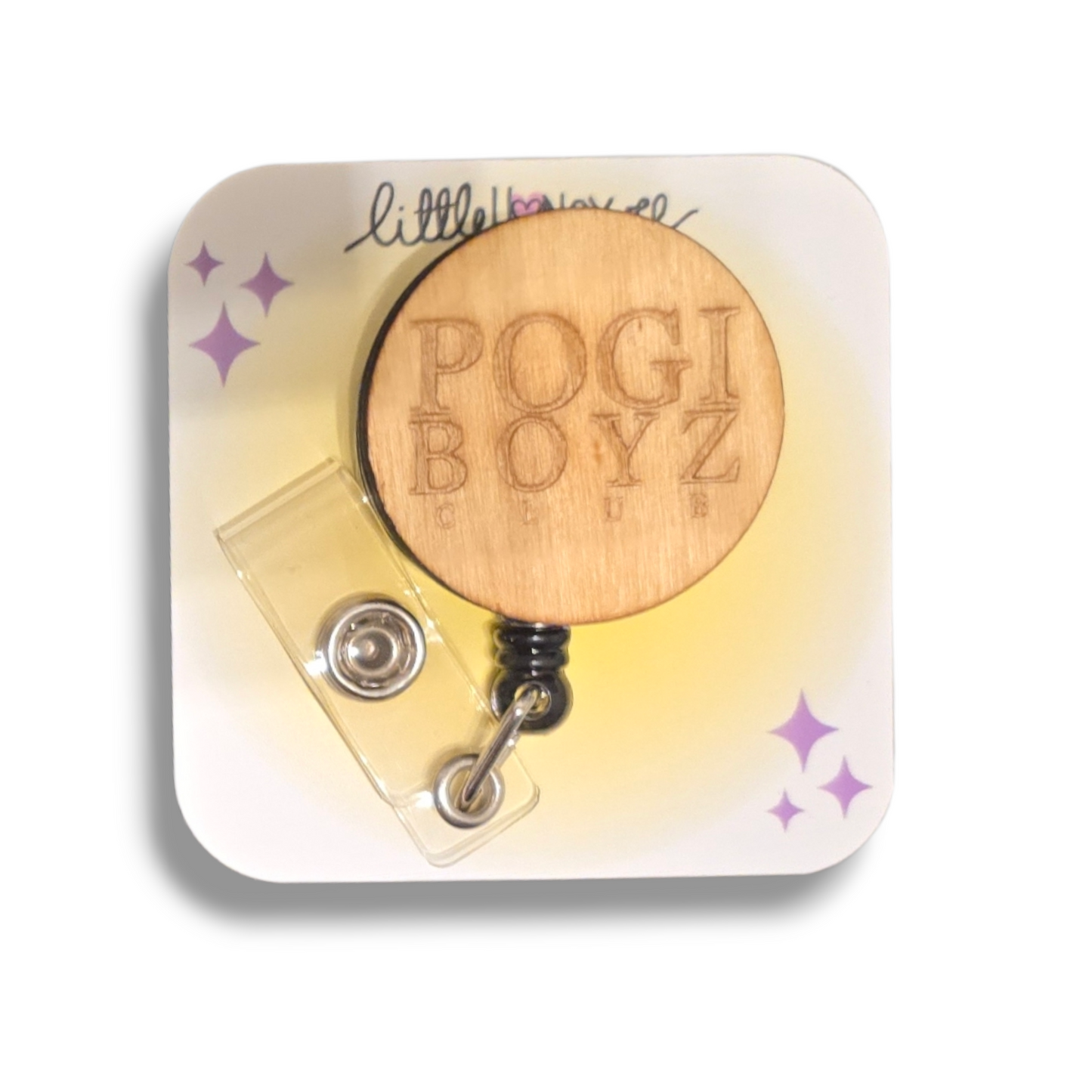 Filipino Wooden ID Badge Reels