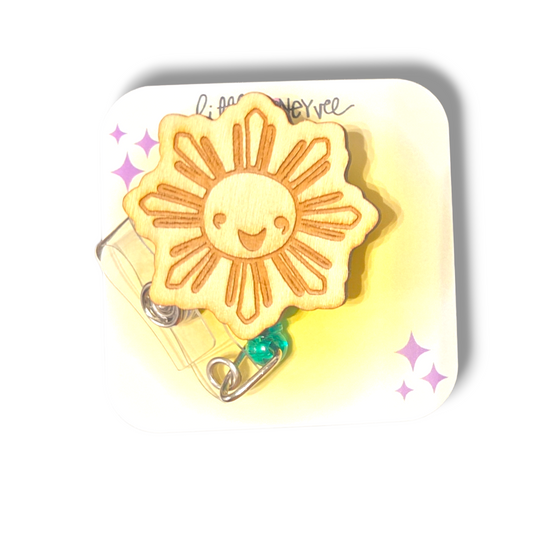 Filipino Wooden ID Badge Reels