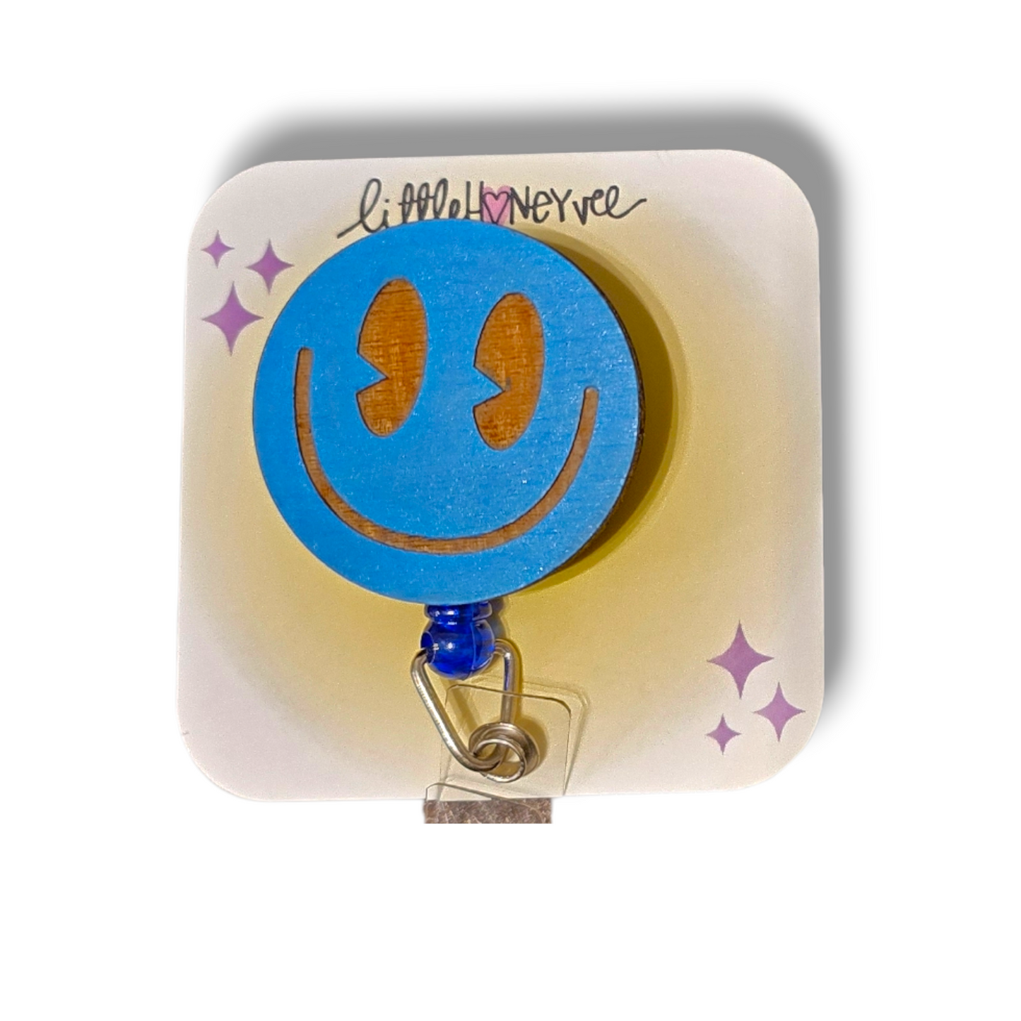 HAPPY FACE ID Badge Reels