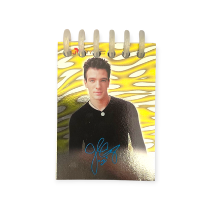 *NSYNC UPCYCLED MINI NOTEBOOK