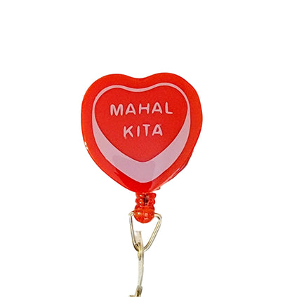 Heart Filipino ID Badge Reels