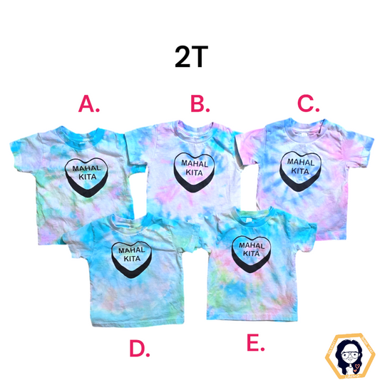 Mahal Kita Tie Dye Tees