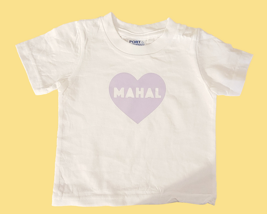 Mahal Kita White BABY TEE