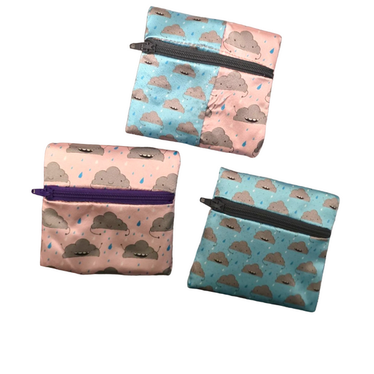 POUCHIE Happy grey clouds