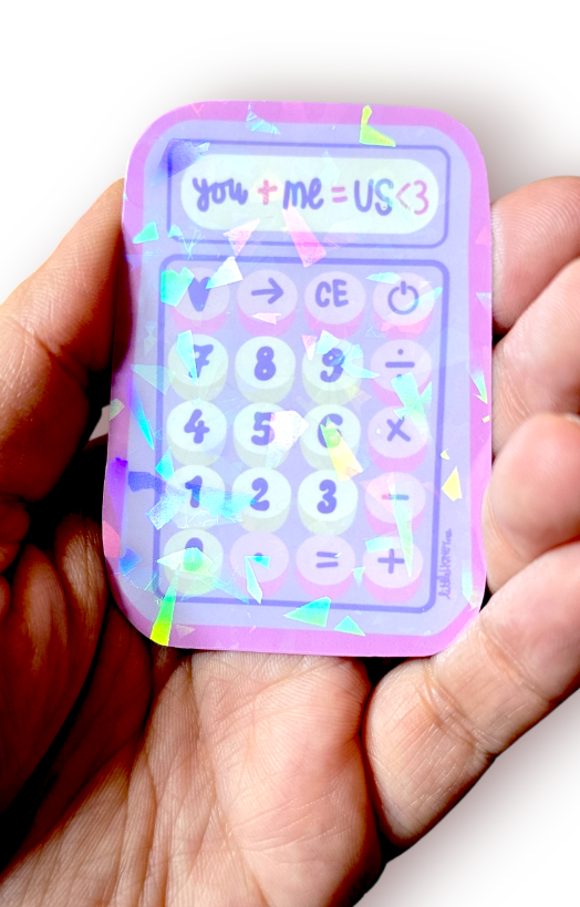 U + ME Hologlitter Sticker
