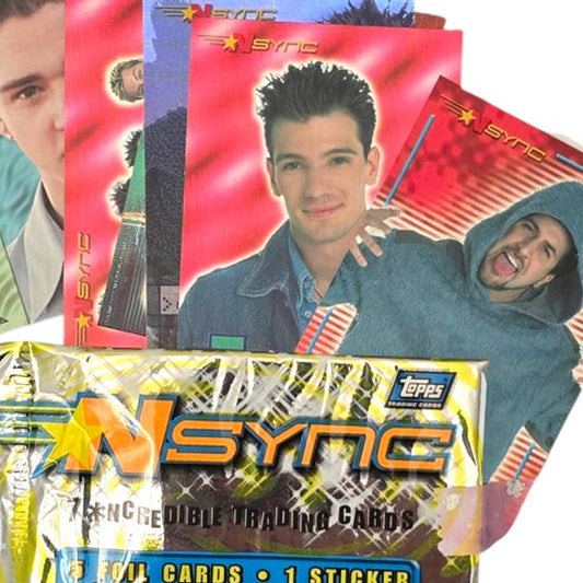 Opened Blind Pack Topps *NSYNC TRADING CARDS