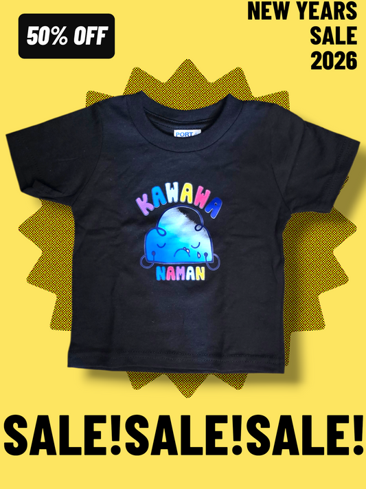 $ALE KAWAWA FULL COLOR ON BLK TEE