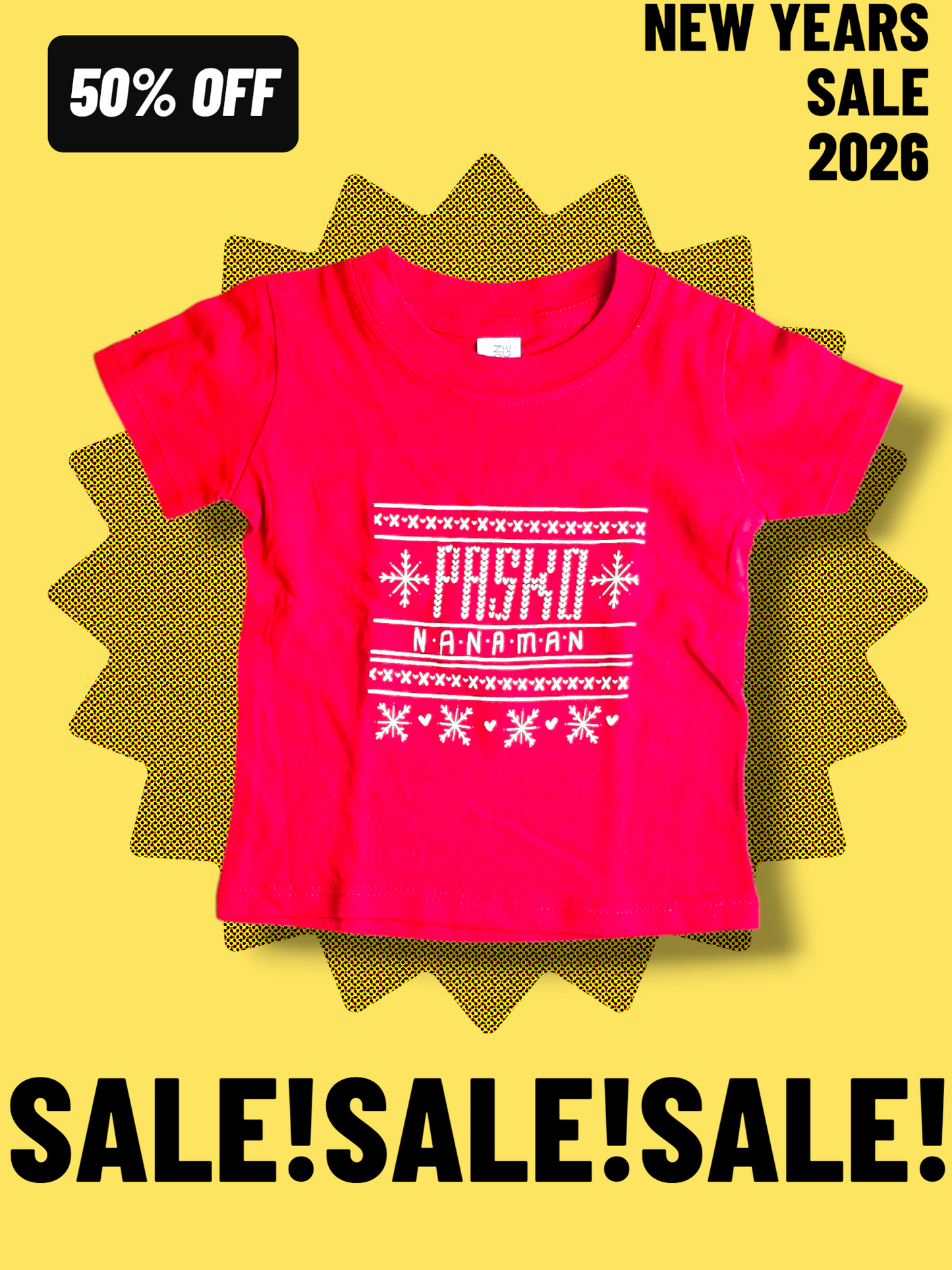 $ALE Pasko Na Naman Xmas Sweater Tee