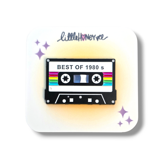 BEST OF THE 80's MIXTAPE ENAMEL PIN