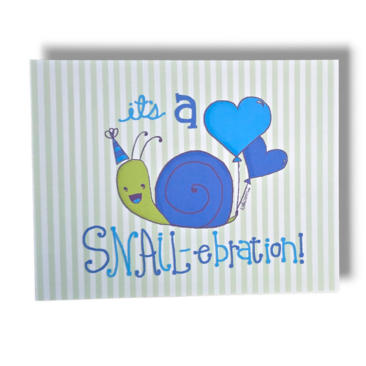 It's a Snail-ebration Card