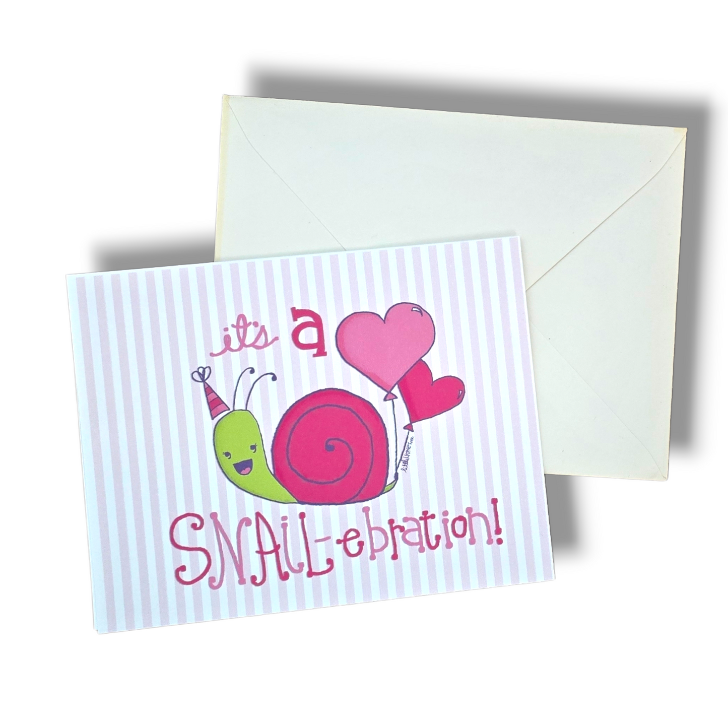 It's a Snail-ebration Card