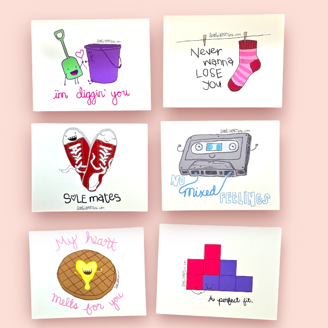 Love You Postcard Set