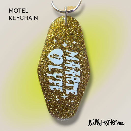 MAARTE 4 LYFE MOTEL KEYCHAIN
