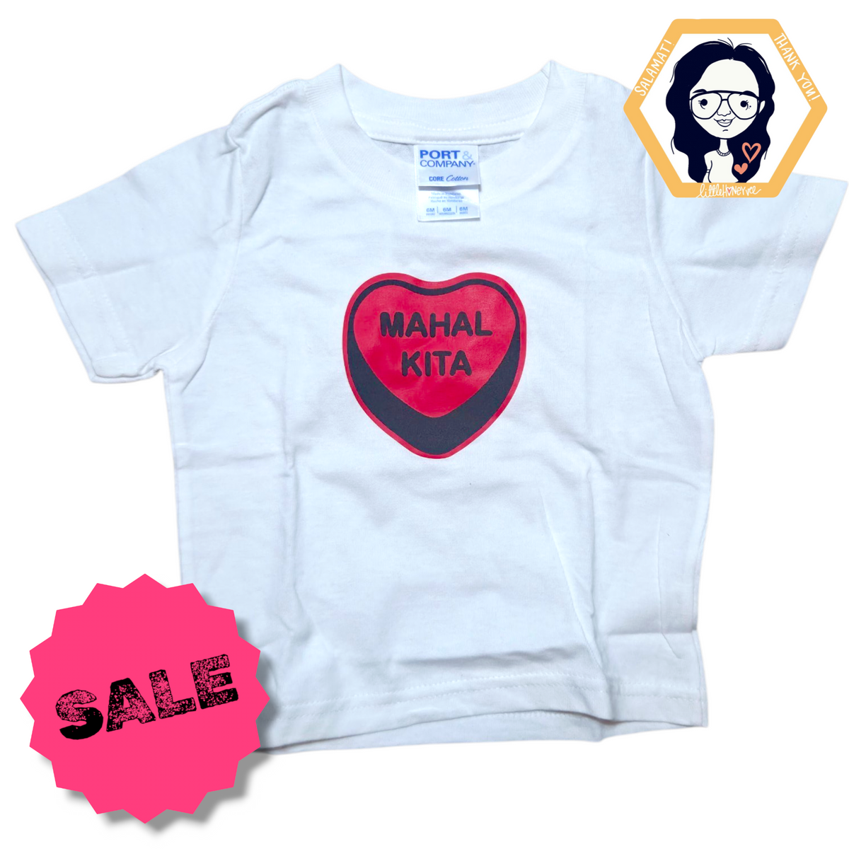 $ALE MAHAL KITA PUFF PRINT KIDS TEE