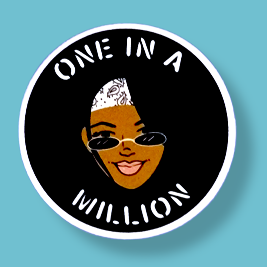 One in a Million Sticker, pin