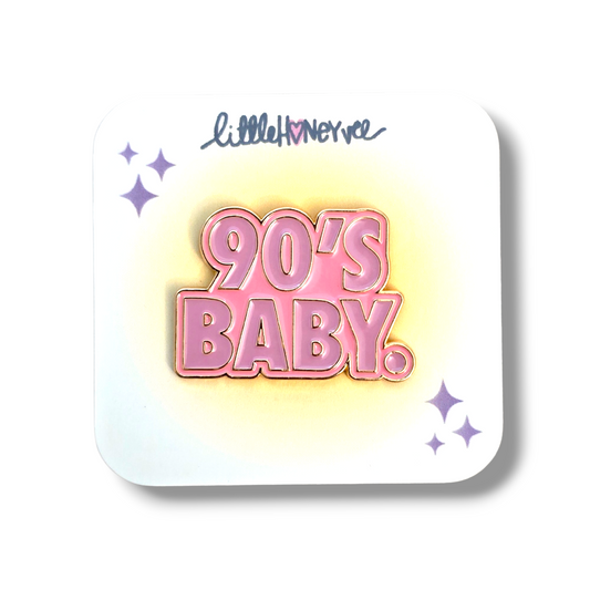 90's BABY ENAMEL PIN