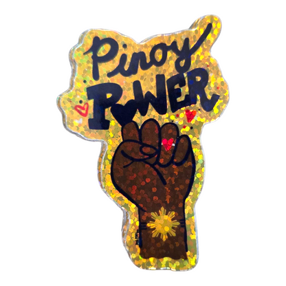 Pinoy Power color sticker, Keychain