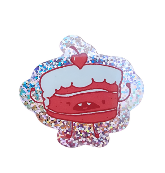 Red Velvet Vampire Cake Sticker